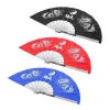 Arts Wushu Stainless Steel Tai Chi Kung Fu Fan for Martial Arts Practice and Performance Gym Dance