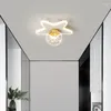 Luzes de teto, corredor do corredor gipsophila, pequeno lustre simples entrada moderna hall de entrada estrelada lâmpada de lâmpada de lâmpada de varanda