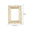 FRAMENTOS 9 PCS PO Frame Ornamentos Mini House Pequena Imagem Retro Aderetes Resina DIY