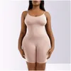 Damesjaberse dames dames bodyshaper knie hoge compressie postpartum gebruik afslankschede fajas colombiaanse bbl post op supplies d dhfhr