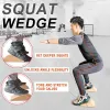 Lifting Squat Wedge Block Slant Board NonSlip Squat Ramp Yoga Wedge Yoga Block Improve Lower Leg Strength for Squat Deadlift Fitness
