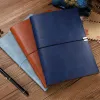 Cuadernos 2024 Nuevo portada de cuero de falso suave Notebook Spiral Spiral A5 A6 Spiral Book Escuela Creativa de papelería lechera regalo