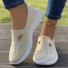 Lässige Schuhe Wohnungen Mesh Frauen Sportplattform gemütliche Loafer Kleider Sneakers 2024 Sommer atmungsaktiven Frauen weiblich