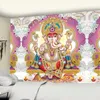 Arazzi Mandura Arazzo Elefante Buddha Estetico Appeso a parete Boemia Hippie Decor Retro Room Living Home