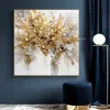 Büyük Bej Gri Altın Soyut Yağlı Boya Tuval Üzerinde% 100 El Yapımı Minimalist Resim Modern Ev Oturma Odası Yatak Odası Dekoru İçin Zarif Duvar Sanatı