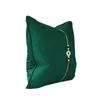 Almofada de travesseiro verde nórdico 45x45cm almofadas de decoração para casa para salas de estar carros de estojo