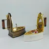 Figurines décoratives Créative Gift Electric Iron Modeling Jewelry Music Box Ornements Dancing Girl Spinning Clockwork Home Decor