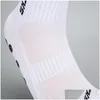 Sports Socks FS Grip Football Soccer Sock Anti-Slip Djockened For Men Kvinnor Utomhus Drop Delivery Outdoors Athletic Accs Otntt