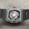 Assista Men's Luxury Designer Watch Barrel Rubber tira de borracha Aço inoxidável Relógio mecânico automático 2024 Hot Sale 0d2V