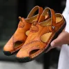 Sandalias 2022 NUEVA tendencia Sandalias de gran tamaño Summer's Summer Outdoor Beach Beach Boses suaves de las zapatillas frías europeas y americanas