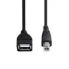 50см 1,5 фута USB 2.0 Тип A Женщины -USB B Сканер -адаптер