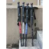 Sticks Outdoor pliant pôle pôle Polaire à cinq sections Sticks de marche 7075/6061 Aluminium ALLIAGE LÉGER PORTABLE SKI PORTÉ