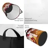 Laundry Bags Folding Basket Bowling Ball Crashing Round Storage Bin Large Hamper Collapsible Clothes Toy Bucket Organizer