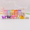 Erasers 36 PCS / Lot Creative Dog Cat Eraser Mignon Écriture Drawing Rubber crayon Erasers PAPELERI