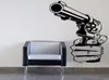 2017New Gun Schieten Muur Art Sticker DIY Home Decoratie Decor Muurschildering Verwijderbare Slaapkamer Sticker DIY3355273