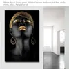 Adesivos de Parede Metal Face Art Moderna Figura Decorativa Estátua Negra Decoração Abstrata para Casa