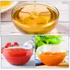 Dinnerware Sets 3 Pcs Glass Bowl Salad Small Bowls Stackable Pudding Jelly Container Clear Prep