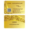 Kuvert PVC Business Card Custom Printing Plastic ID Cards Print Waterproof Glossy Matt Pearl Frosted DoubleDed 85*54mm 200 st