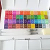 Cotman vaste aquarel schildert halve pan 48colors papier gewikkeld waterverfborstels