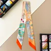 Scarves Designer The Magic Twill Bag Silk Scarf Silk Strip Multi functional Binding Bag Handle Ribbon PASH