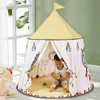 Kuchnie grają namioty na imprezy TEEPEE NAMN DLA DZIECI ZATRZYMUJĄCE DZIECI HADOWE DZIECKO BABY DOM HOME Outdoor Castle Game House zabawka 2443