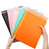 Mailers 13x18cm/18x23cm Small Bubble Envelope Colorful Plastic Bubble Bag Waterproof Packing Shipping Bags Gift Padded Envelopes 50Pcs