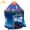 Play Tent for Kids Space Popup Pretend Playhouse Indoor Outdoor Play House Games Children Pop Up Foldable Tent for Boys Girls