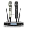 Microphones Ntbd Skm9100 Stage Performance Home Ktv High Quality Uhf Professional Dual Wireless Microphone System Dynamic Long Distanc Dhr0K