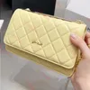 19BAGE WOC Wealth Pack Crossbody Designer Bags Design Designer Tote Bag Bags Bags Designer Women Bag Оригинальная металлическая кожа