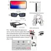 3pcs Square Frame Fashion Classic Pink Y2K Black Leopard Sunglasses for Women Vacation Daily Life Clothing Accessories