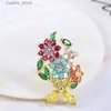 Cluster Rings Europe And The United States Jewelry Wholesale Dazzle Color Zirconia Butterfly Flowers Mori Sweet Ageing Ring 2024 Trend Of New L240402