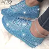 Casual Shoes 2024 Women's Glitter Sneakers Woman Flat Spring Ladies Vulcanized Female Platform Lace Up Fashion