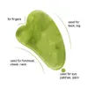 Massage Stones Rocks Jade Gua Sha Stone Natural Natural Jade Facial Tool Board For Spa Spa Massage Tool Antistress Body Care Face Sculptor 240403