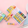 Crayons 18 Colors Pencils Wax Caryons Drawing Set Lapis Decor Artist Paint Oil Pastel Pencil For School Children Sketch Art Supplies
