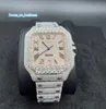 Ice de haute qualité VVS 1 39,8 mm Men Moissanite Watch Pass Diamond Tester