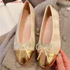 Enjoués de créateurs en gros femmes chanells chaussures robes décontractée pantoufles rose luxe paris dame mariage en cuir dames chanelsandals ballerina slip on shoe