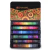 Lápis brutfuner multicolour 180 Professional Watercolor Color Lápis Lápis de óleo de madeira macia para escolar