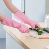 Household Cleaning Gloves Kitchen Dishwashing Gloves Waterproof Durable Extension Washing Clothes Rubber Gloves Wholesales
