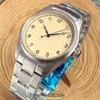 Orologi da polso Tandorio immersione orologio automatico per uomini nh35a pt5000 movimento giallo quadrante giallo 20bar impermeabile a zaffiro cristallo 316l bracciale 39mm