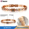 Strands Rainso Luxury Stainless Steel Woman Bracelet With Magnet Bracelet Viking Health Care Chain Link Sleep Aid Women's Hand Bracelets