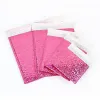 Blackboard 50 PCS / lot en enveloppes de bulles en plastique en or rose, enveloppe d'expédition rembourrée, sacs à bulles imperméables