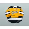 Gdsir Custom CONNOR MCDAVID 97 ERIE OTTERS GEEL HOCKEY JERSEY NIEUWE Top Ed S-M-L-XL-XXL-3XL-4XL-5XL-6XL