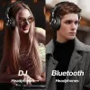 Kulaklıklar Oneodio Fusion A70 Bluetooth 5.2 Kulaklık Kulak Kablosuz Kulaklık Profesyonel Stüdyo Monitörü DJ Kulaklıkları 72H
