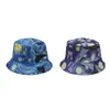 Bérets Coton Graffiti Print Bucket Hat Fisherman Outdoor Travel Travel Sun Cap chapeaux pour hommes et femmes 338