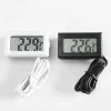 Mini Digital LCD -Thermometer mit Sonde Innentemperatursensor für Aquariumfischtank Home Kühlschrank Thermometer