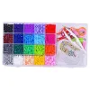 24Colors 5 mm Colorful Hama Fuse Perles Plats pour les jouets