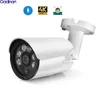 Other CCTV Cameras Gadinan AI Face Detection IP Camera POE 4K 8MP 5MP 4MP Audio Outdoor Bullet Night Vision CCTV Security Surveillance Metal Camera Y240403