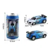 4 Cores RC Car pode encaixar o Mini Radio Radiote Control Radiote Light Micro Racing Toy for Boys Kids Presente 240327