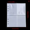 10pcs / pack A5 Transparent Photo Album Binder Recharge RENNER Inner Sleeves pour Kpop Lomo Cartes Photocard Game Carte A5 Album Binder