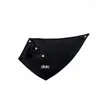 Ropa para perros accesorios de bufanda de mascotas de lujo Fashion S-L Ajustable Babs Banadanas Cat Triangle Bandana